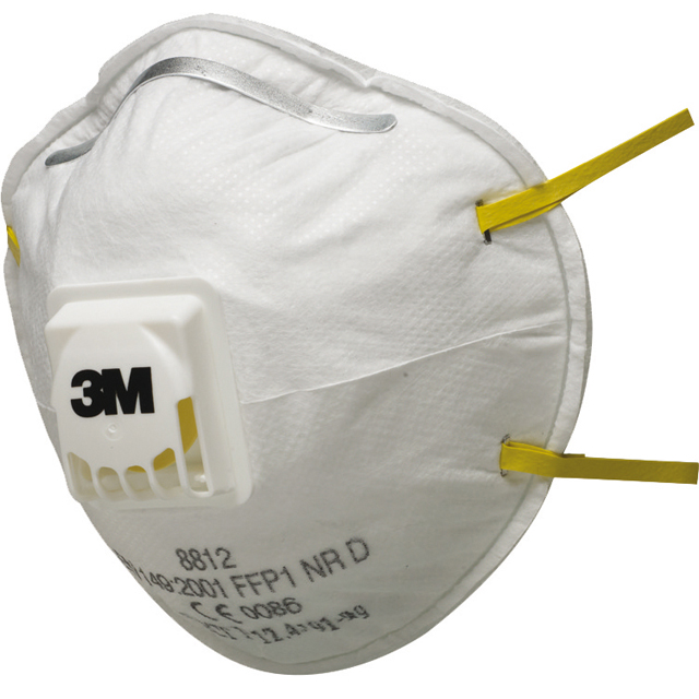 3M Feinstaubmaske 8812 FFP1 NR D mit CPC Ausatemventil