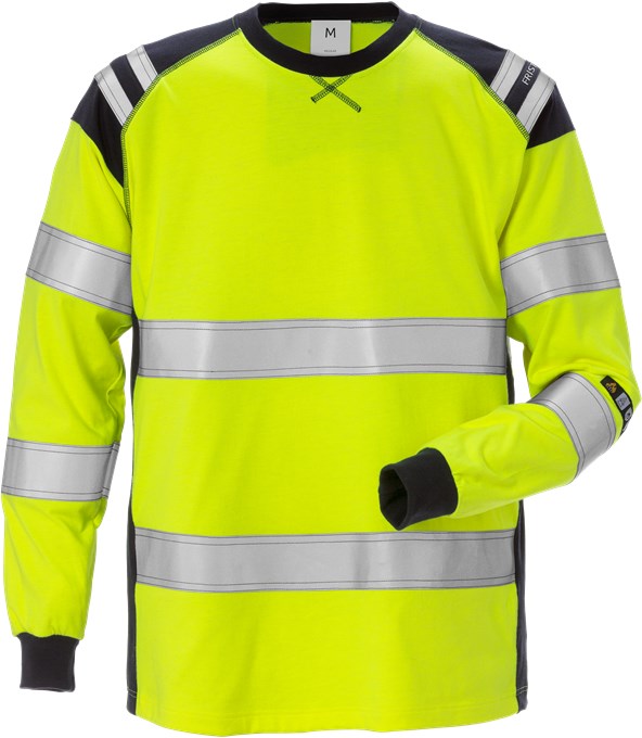 Fristads 125041 Flamestat High Vis T-Shirt Langarm 7077 TFLH
