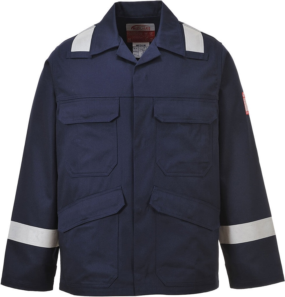 FR25NAR Portwest FR25 Bizflame Plus Jacket UPF 40+