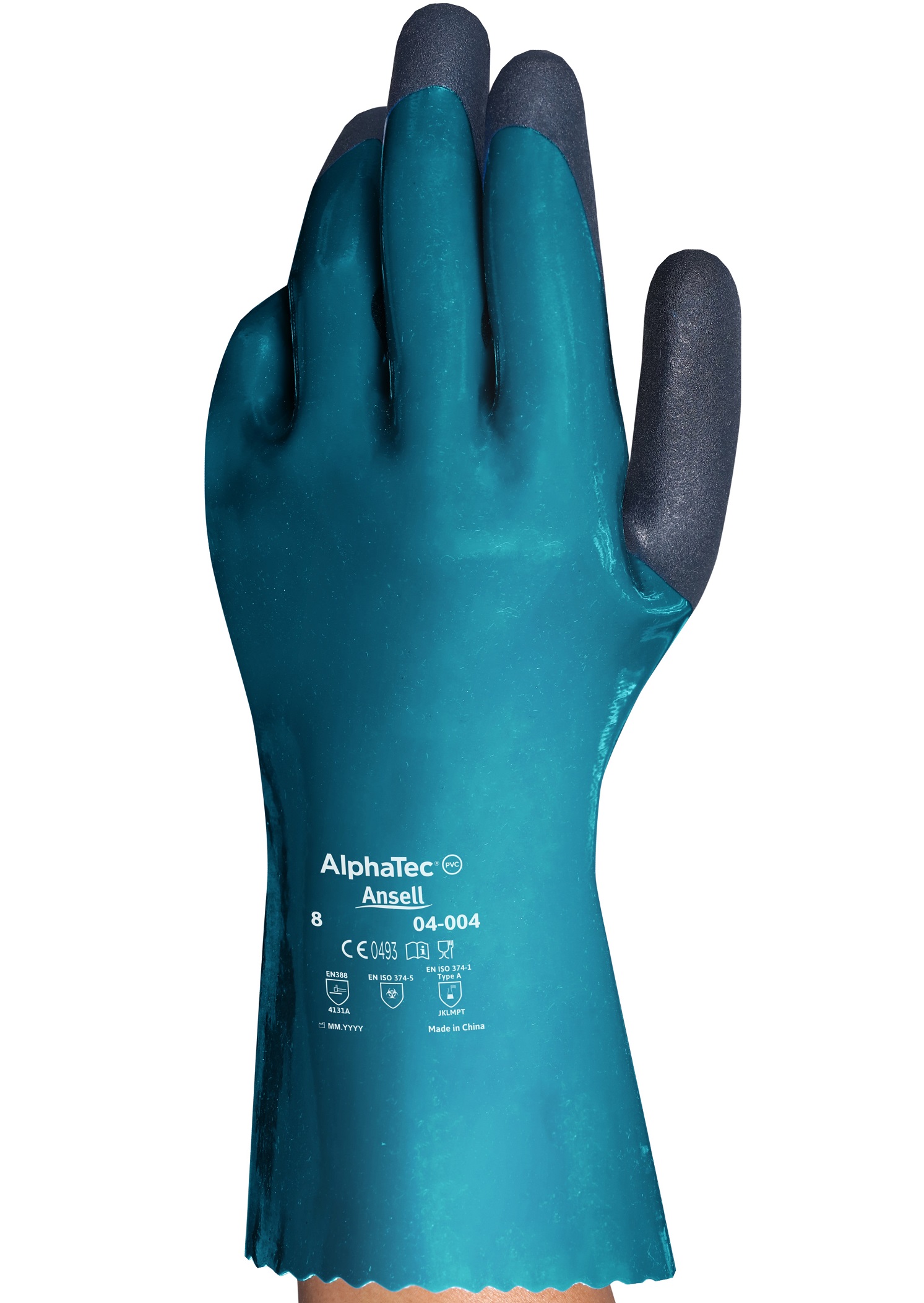 Ansell AlphaTec 04-004 PVC-Nitril-Chemikalien-Schutzhandschuhe