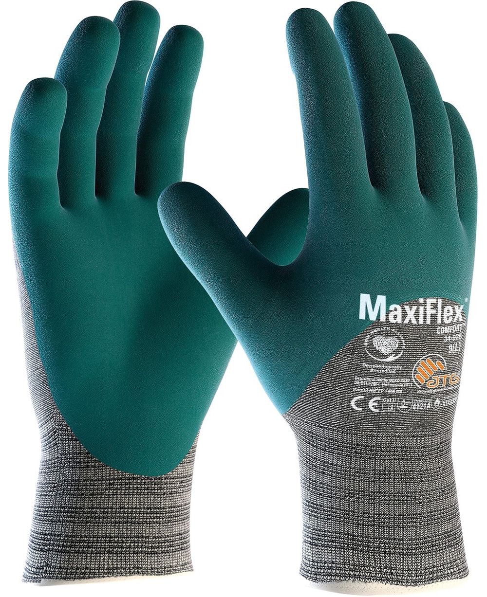 ATG 34-925 MaxiFlex Comfort Nitril 3/4-Beschichtung silikonfrei