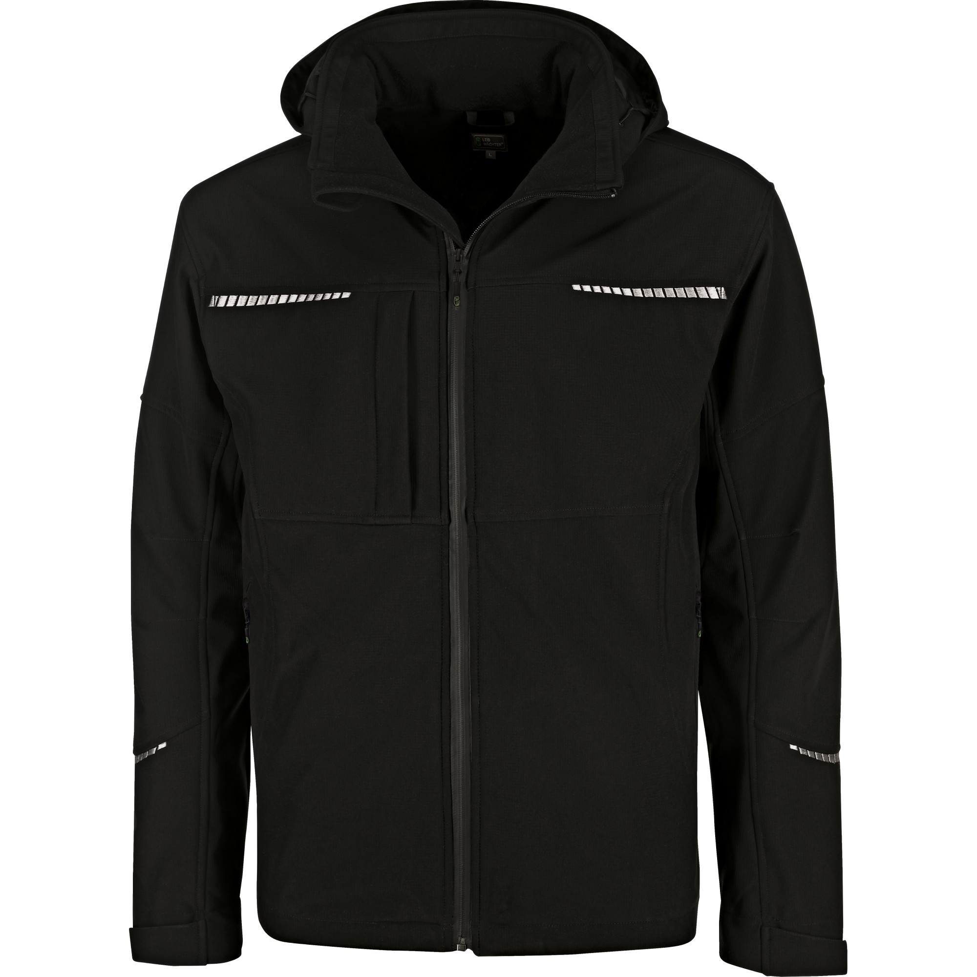 Leibwächter Casual Line CAI Winter Softshell-Jacke schwarz
