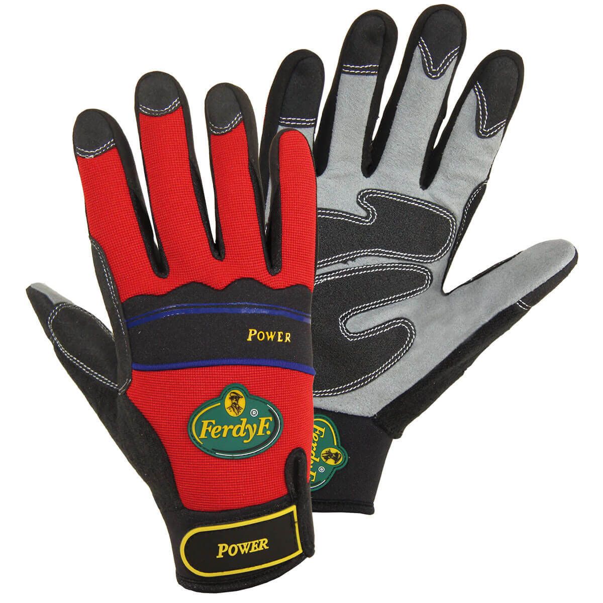 FerdyF. 1910 Power Mechanikerhandschuhe aus Synthetikleder