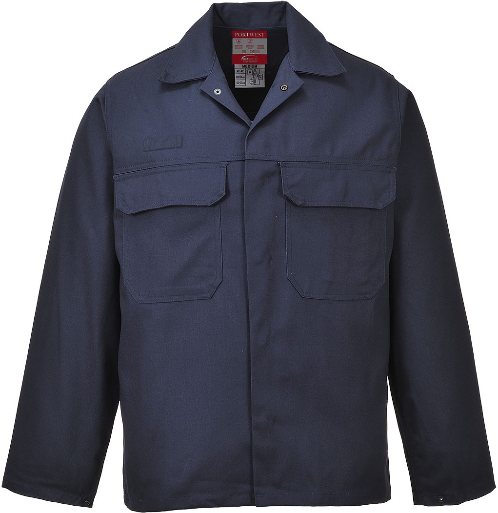BIZ2NAR Portwest Bizweld BIZ2 flame-retardant navy waistband jacket