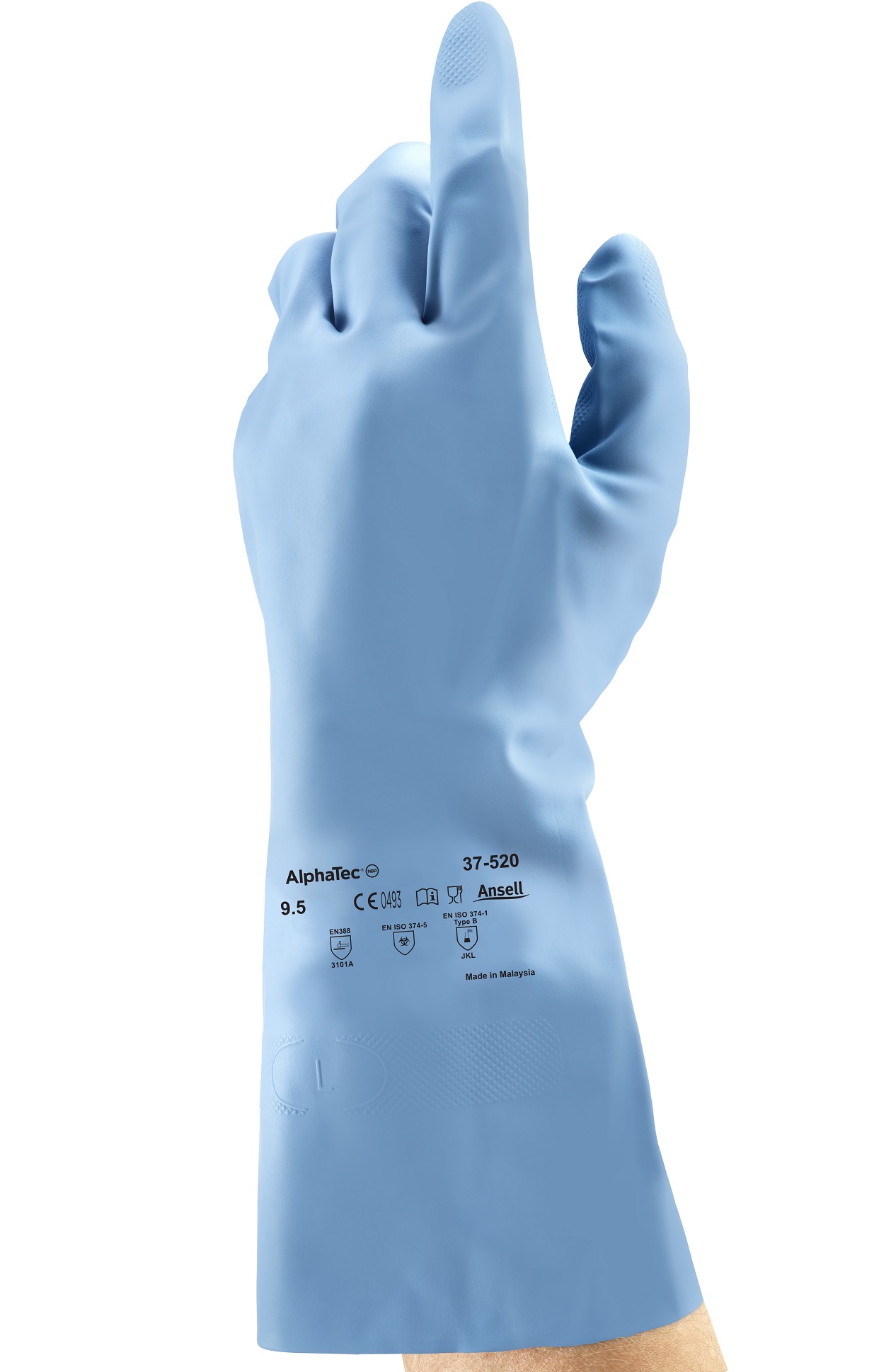 Ansell AlphaTec 37-520 Nitril-Chemikalienschutzhandschuhe