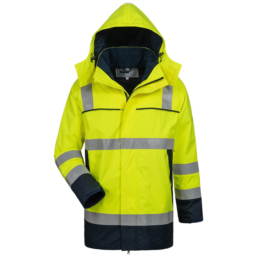 elysee 23471 TOIVO Multinorm Parka leuchtgelb-marine