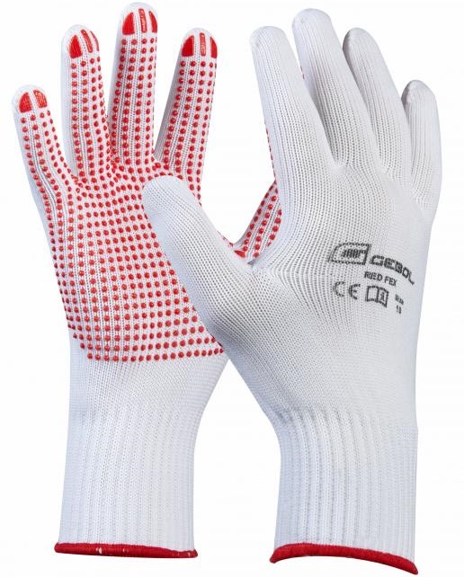 Gebol Red-Fex Schutzhandschuhe mit PVC-Noppen
