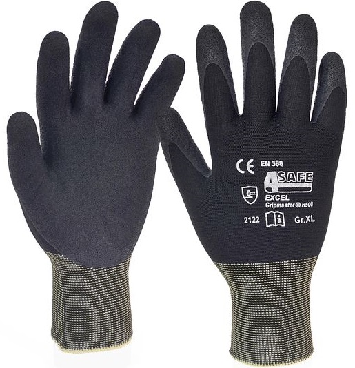 4Safe H508 Gripmaster Schutzhandschuhe mit Latexbeschichtung