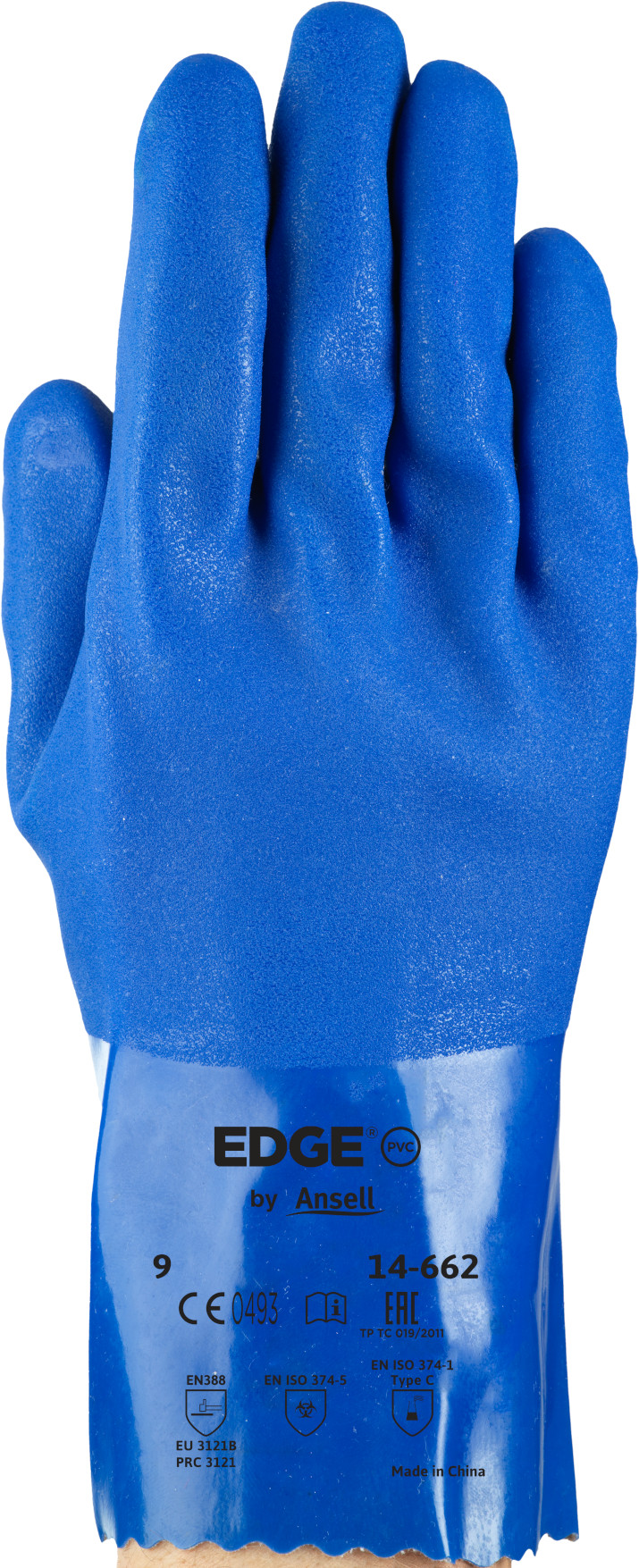 Ansell Edge 14-662 PVC-Chemikalien-Schutzhandschuhe