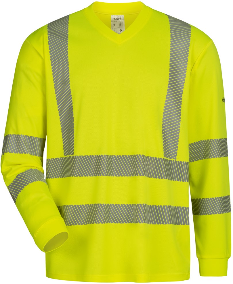 elysee 23495 AKKRUM UV- und Warnschutz Langarm T-Shirt Gelb