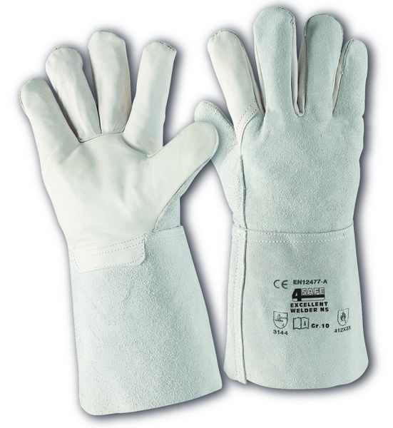4Safe H103S Schweißerhandschuhe aus Spaltleder