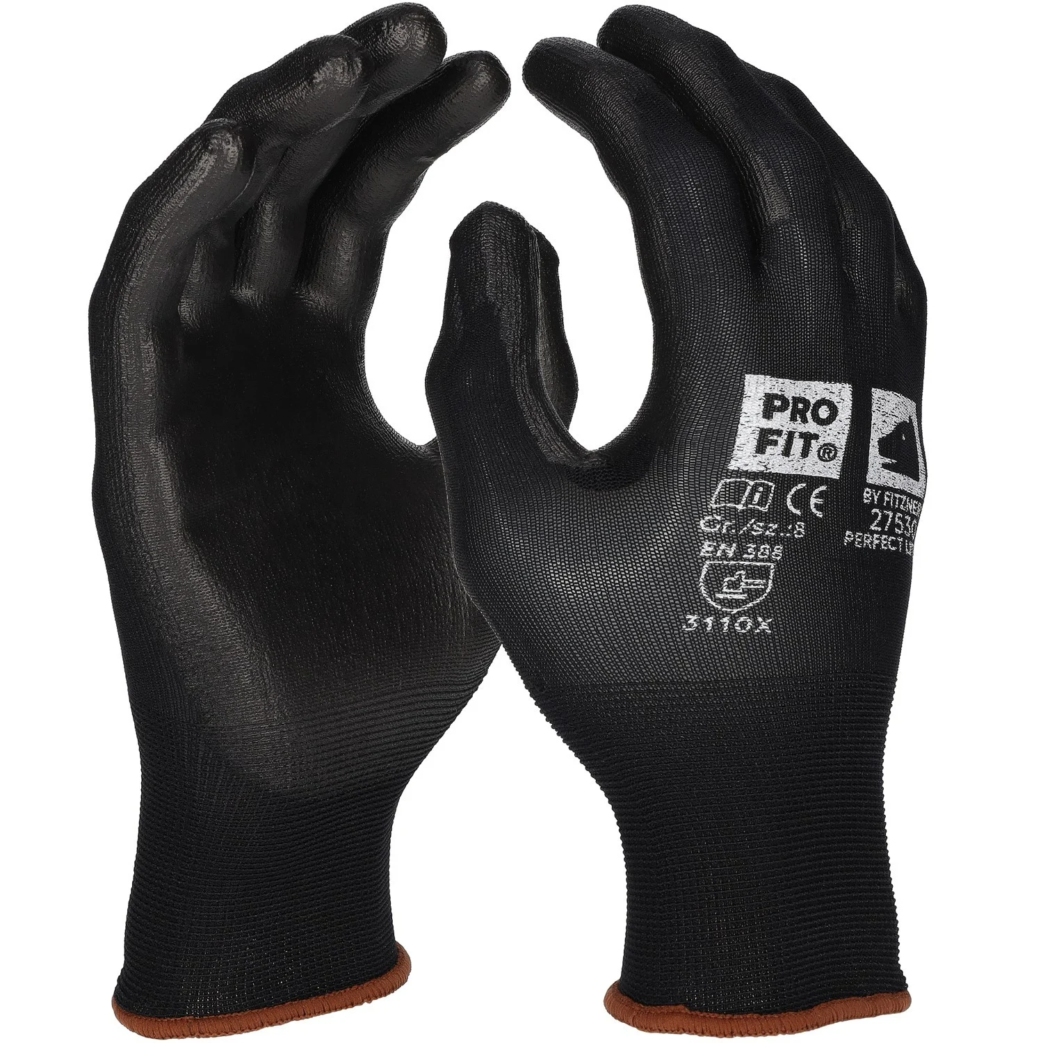 Pro-Fit 27530 Soft PU Schutzhandschuhe schwarz