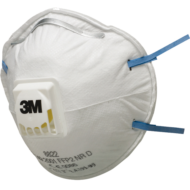 3M Feinstaubmaske 8822 FFP2 NR D mit CPC Ausatemventil