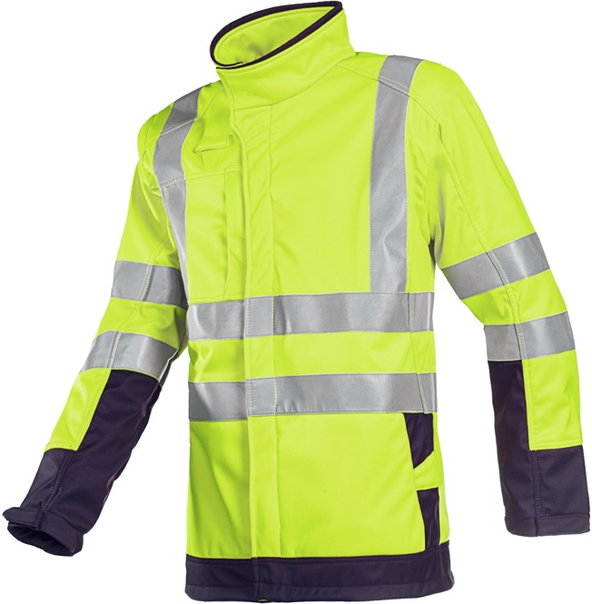 Sioen Playford 9633N2TV4 Multinorm Warnschutz-Softshelljacke