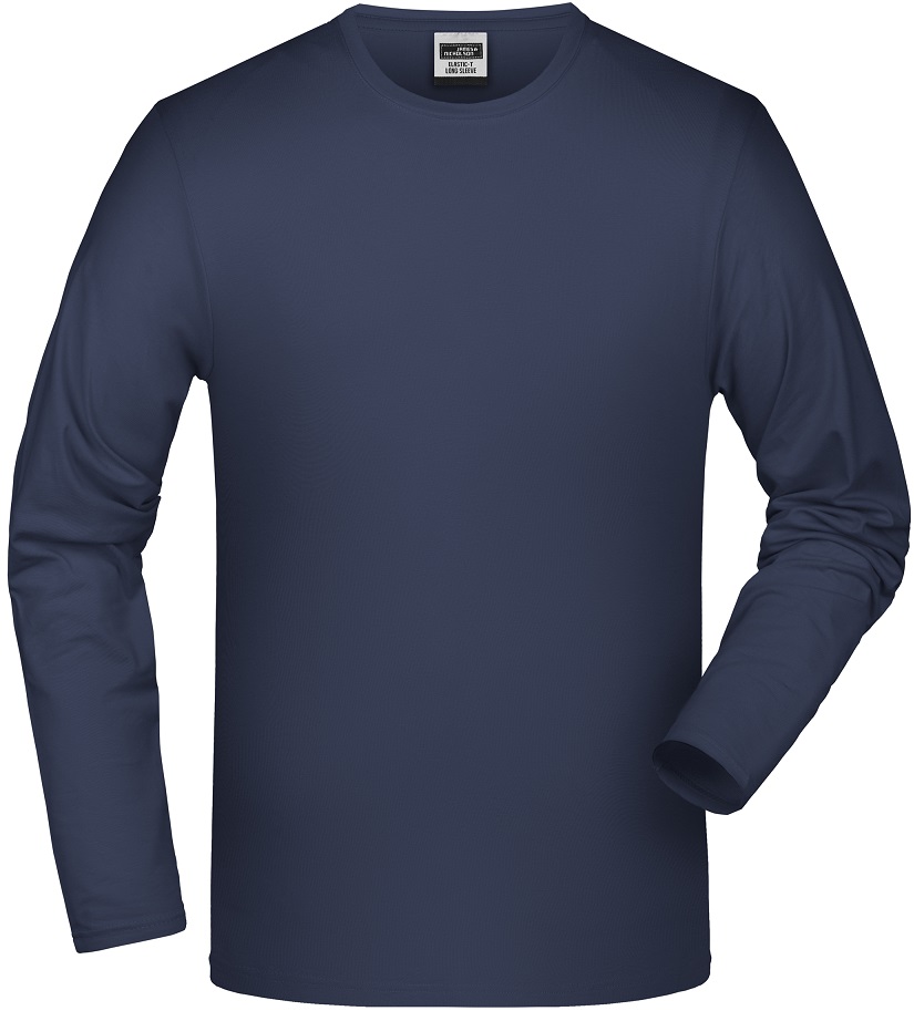 James & Nicholson JN056 Elastic Shirt Langarm in 8 Farben