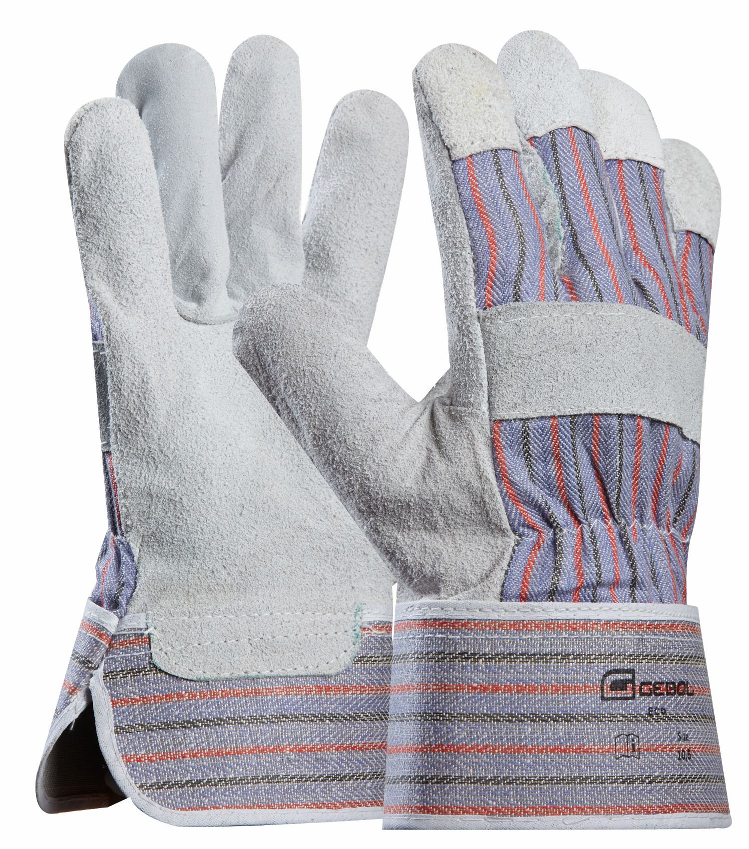 Gebol Eco Rindspaltleder-Schutzhandschuhe gefüttert