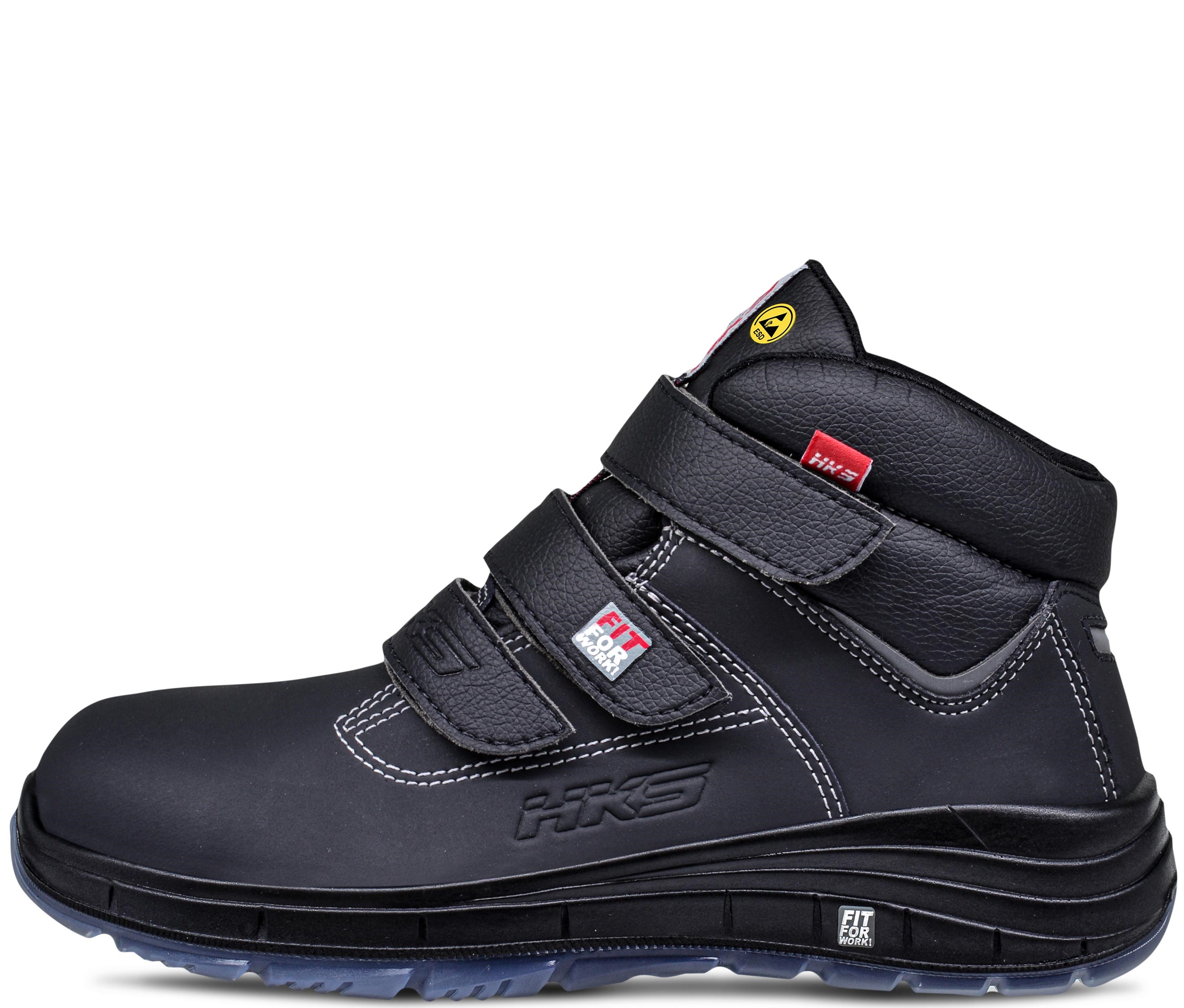 HKS K-Run Walker 1 TP Stiefel S3 SRC ESD mit Klettverschluss schwarz