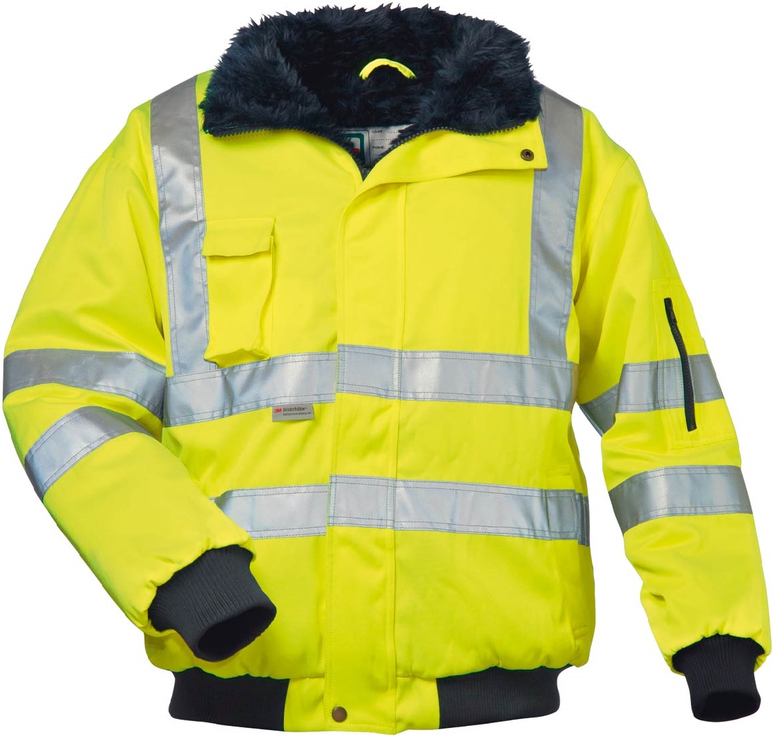 elysee 23556 FRIEDRICH Warnschutz-Pilotenjacke leuchtgelb