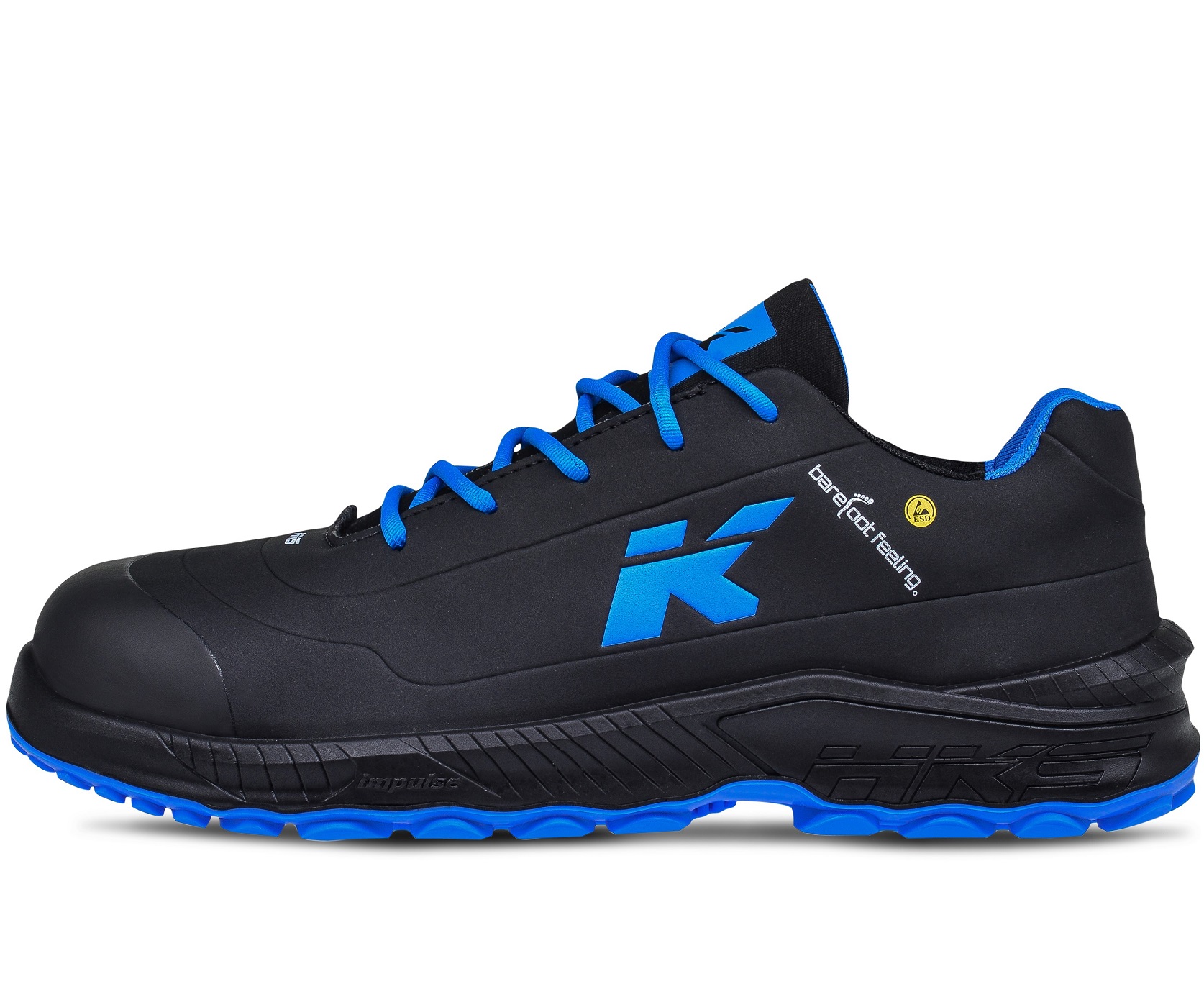 HKS BFS 10 Halbschuhe S3 SRC ESD schwarz-blau