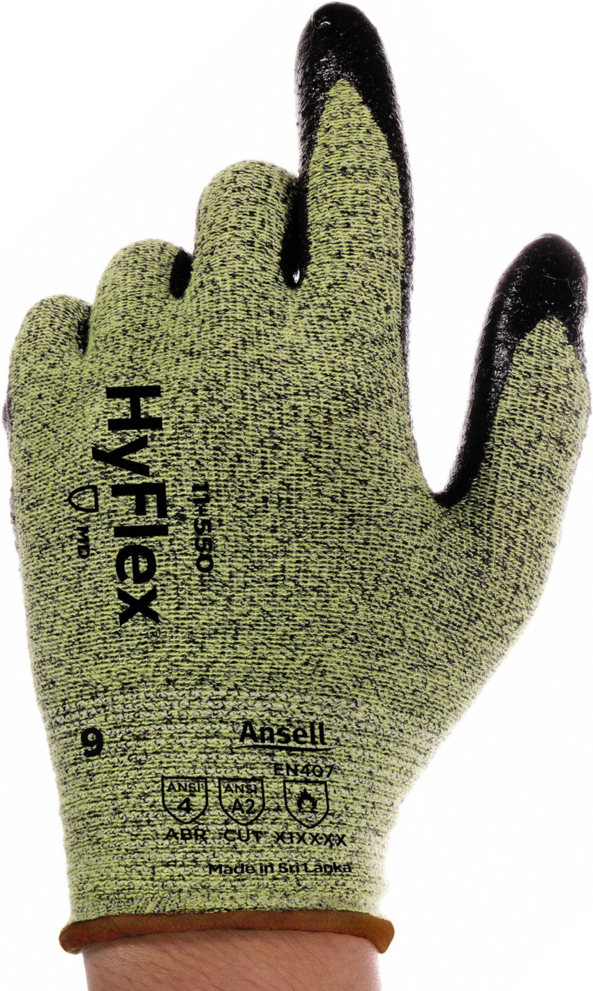 Ansell HyFlex 11-550 Nitril-Schnittschutzhandschuhe Level B