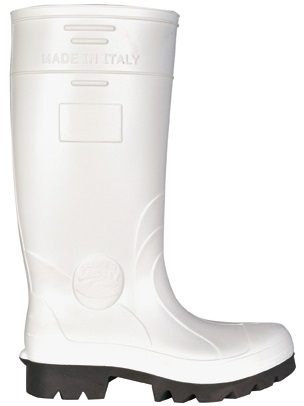 COFRA PU-Sicherheitsstiefel LECCE S4 CI SRC weiß gegen tierische Fette