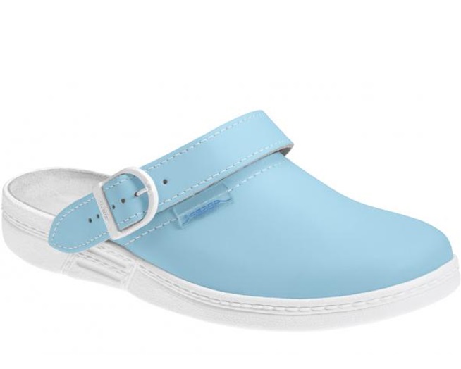 Abeba Clogs hellblau The Original OB, SRC - 7081