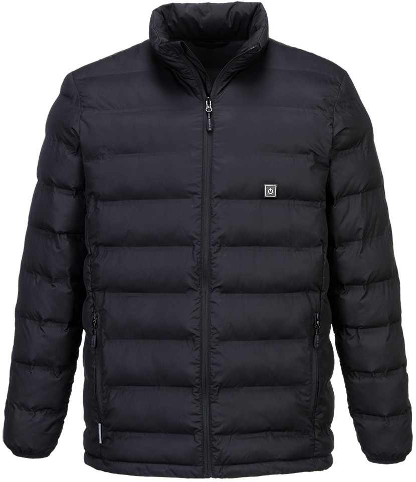 Portwest S547 Ultrasonic beheizte Tunnel Jacke Schwarz