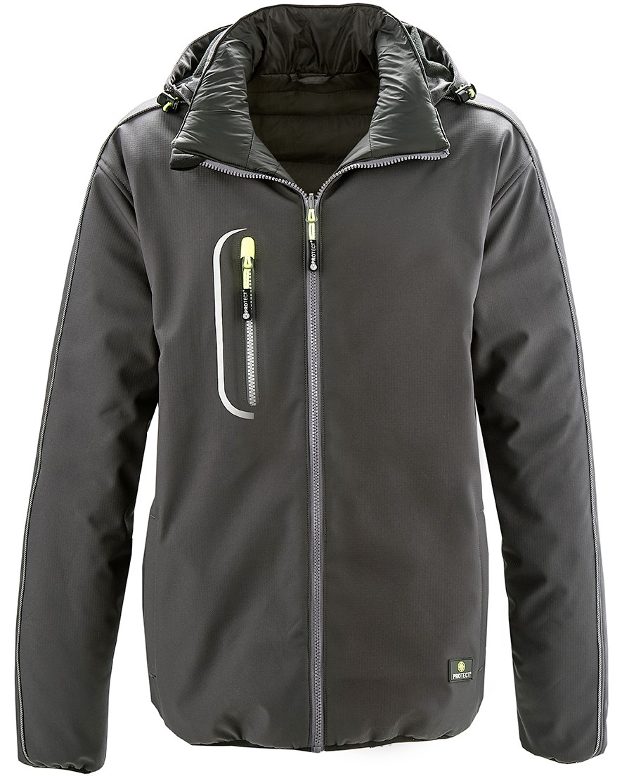 4 Protect KNOXVILLE 3385 Winter-Softshelljacke grau