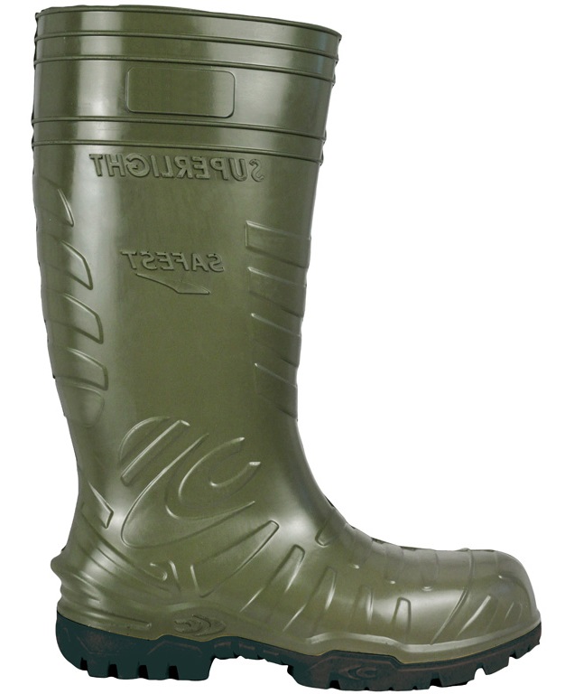 COFRA PU-Sicherheitsstiefel ANZI S5 CI SRC grün gegen Chemikalien und Kälte bis -25 °C