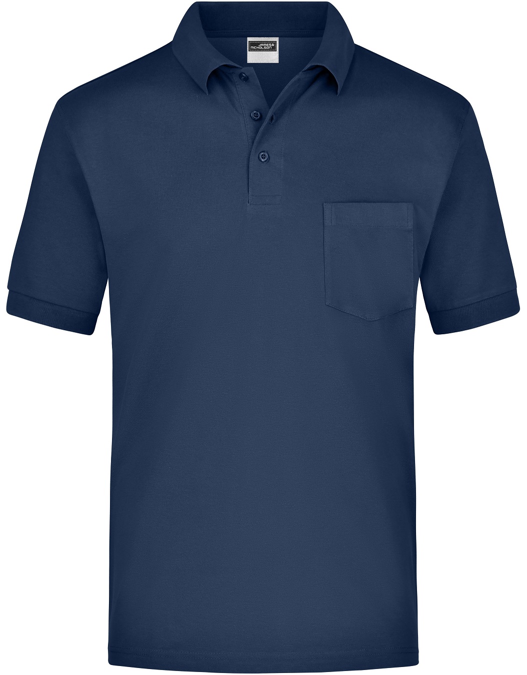 James & Nicholson JN026 Kurzarm Poloshirt mit Brusttasche in 8 Farben