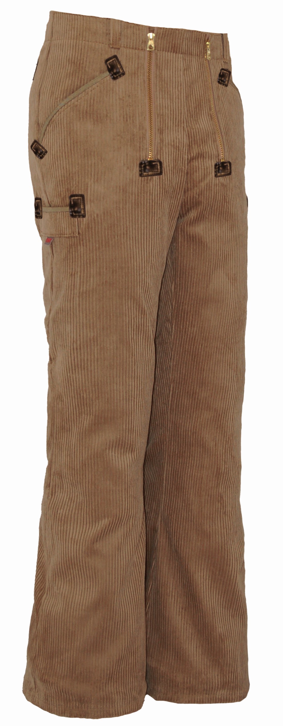 Eiko Donau Trenkercord Schlag-Zunfthose beige