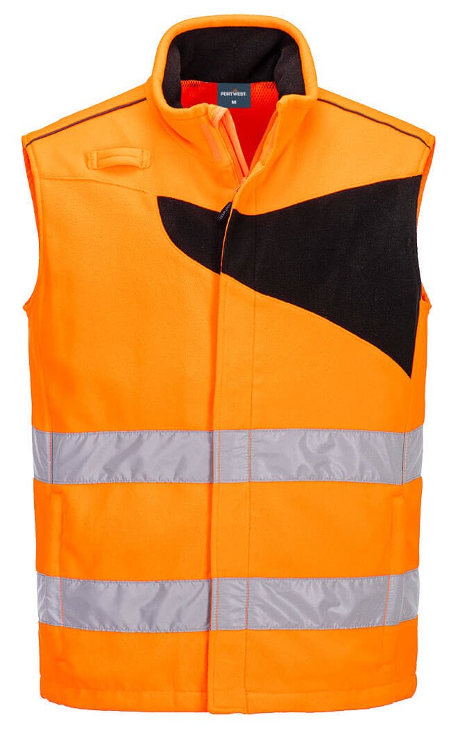 12TfeLsCBIAlFF Portwest PW231 - PW2 High visibility winter vest fleece