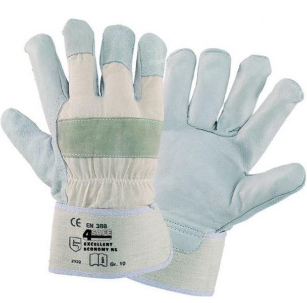4Safe HTM2 Excellent Economy NS Rindnarbenlederhandschuhe