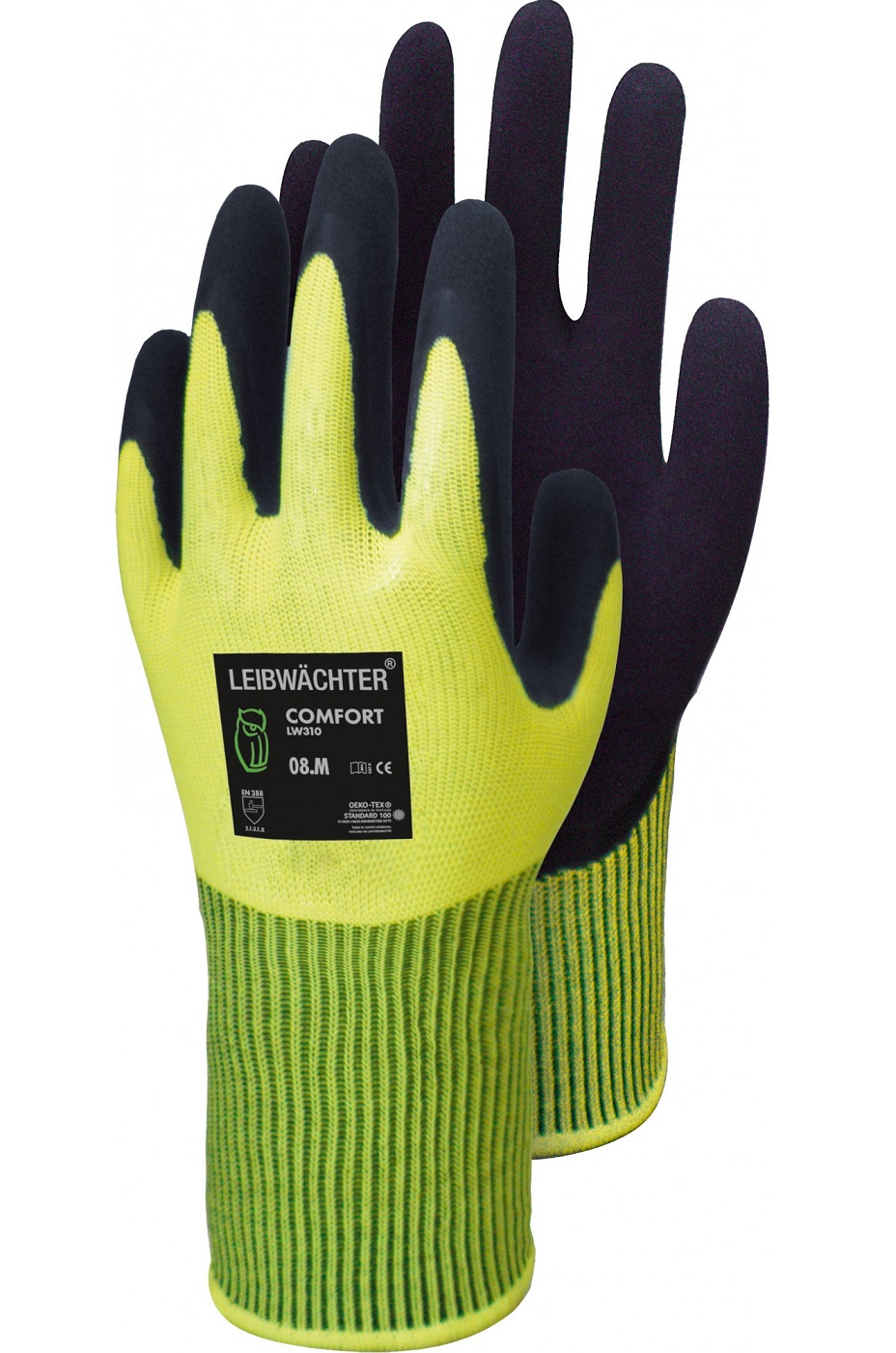 Leibwächter LW310 Comfort Latexschaum-Schutzhandschuhe