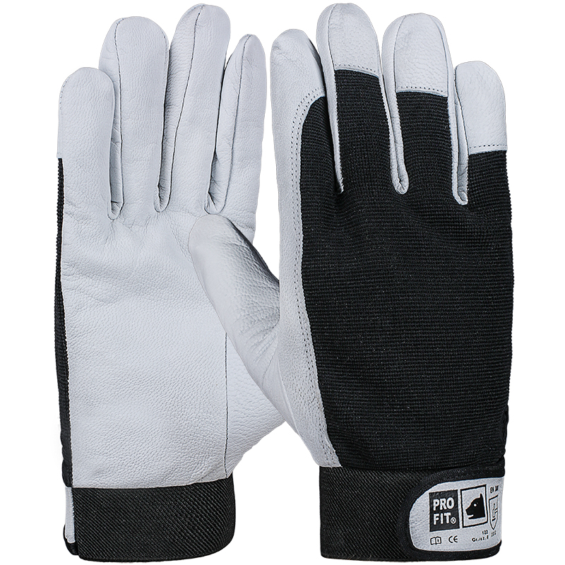 Pro-Fit 122 Nappaleder-Schutzhandschuhe mit Trikotrücken